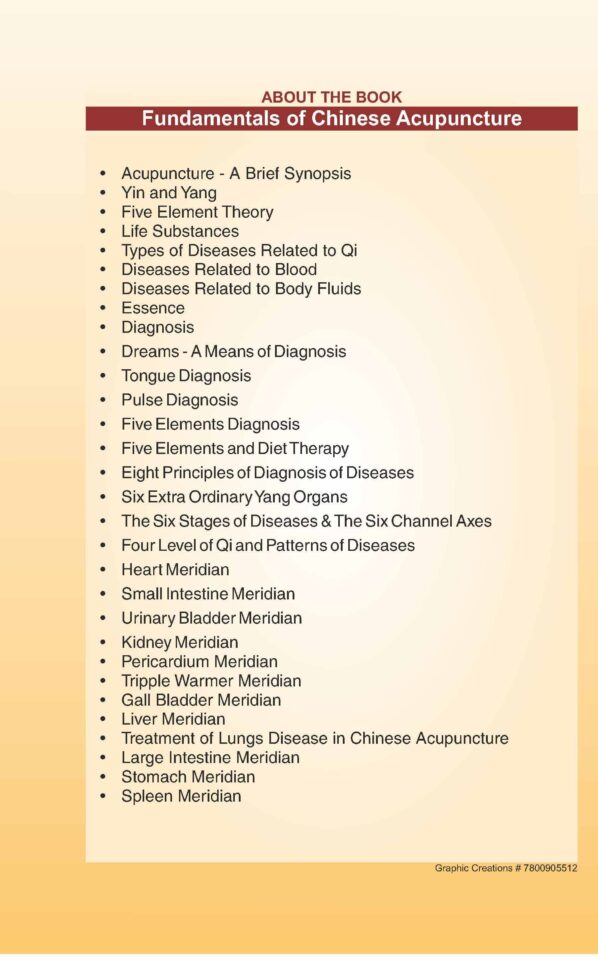 PART 7 - A Treatise on Advance Acupressure/ Acupuncture - FUNDAMENTALS OF CHINESE ACUPUNCTURE - Image 3
