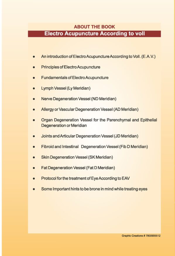 PART 3 - A Treatise on Advance Acupressure / Acupuncture - ELECTRO ACUPUNCTURE ACCORDING TO VOII - Image 3
