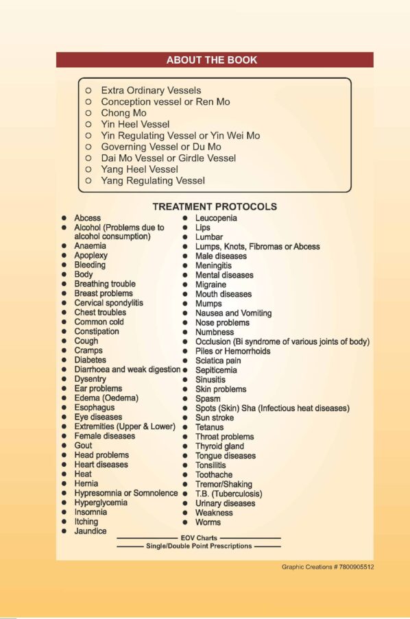 PART 6 - A Treatise on Advance Acupressure/ Acupuncture - ACUTHEARPY - NATUROPATHY ACUPRESSURE BY MAGNET, SEED & COLOUR (EIGHT EXTRA ORDINARY VESSELS (E.O.V) - TREATMENT PROTOCOLS) - Image 3
