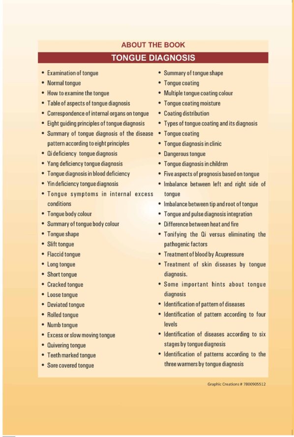 PART 18 - A Treatise on Advance Acupressure/ Acupuncture - (TONGUE DIAGNOSIS) - Image 11