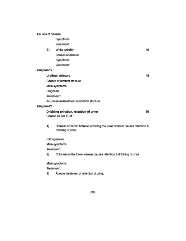 PART 13 - A Treatise on Advance Acupressure/ Acupuncture - KIDNEY & URINARY-TRACT DISORDERS - Image 10