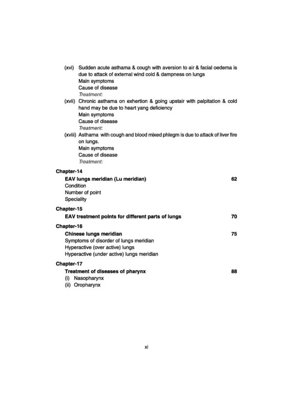 PART 12 - A Treatise on Advance Acupressure/ Acupuncture - LUNGS & AIRWAY DISORDERS - Image 9