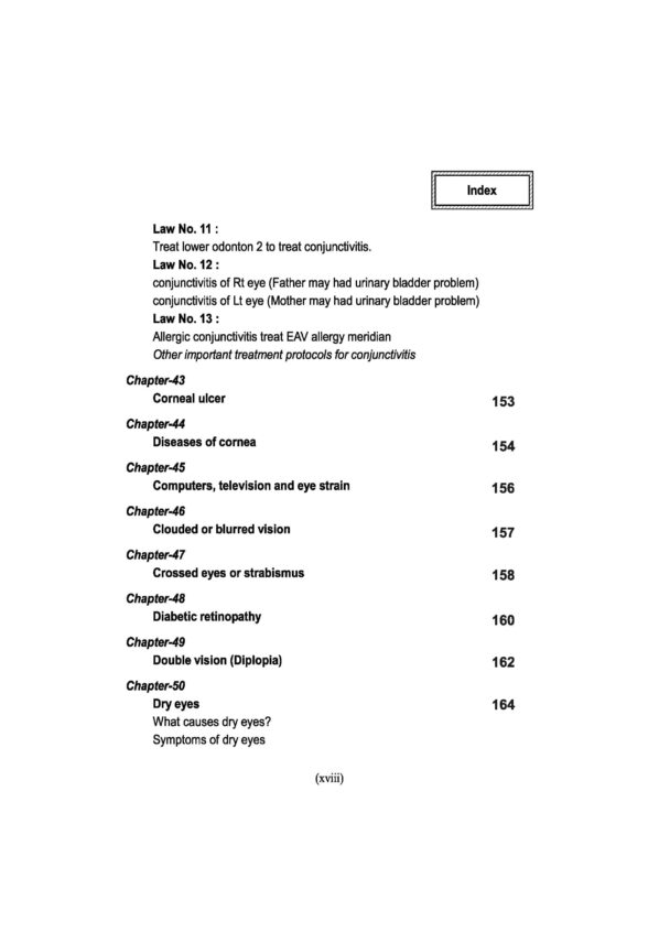 PART 14 - A Treatise on Advance Acupressure/ Acupuncture - TREATMENT OF EYE DISEASES - Image 14