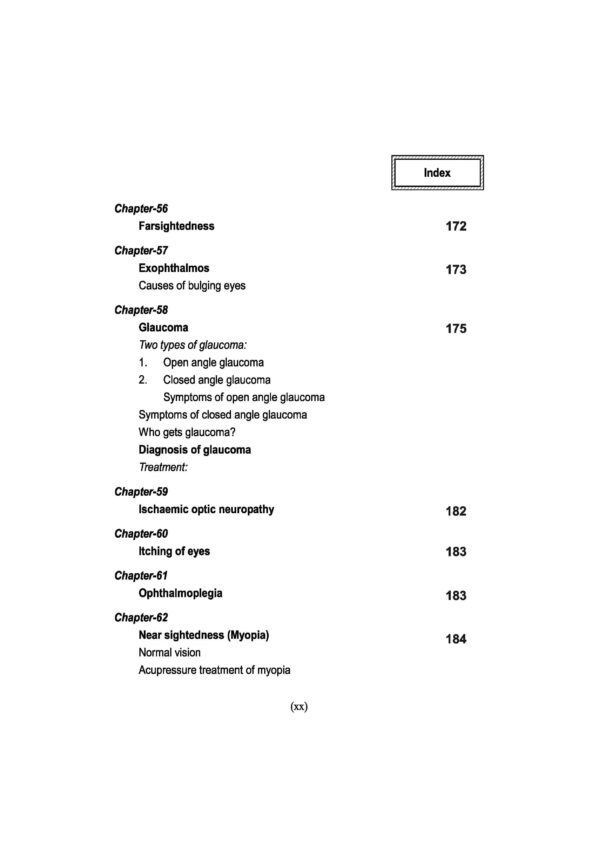 PART 14 - A Treatise on Advance Acupressure/ Acupuncture - TREATMENT OF EYE DISEASES - Image 16