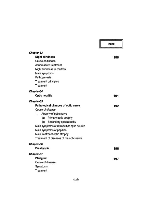 PART 14 - A Treatise on Advance Acupressure/ Acupuncture - TREATMENT OF EYE DISEASES - Image 17