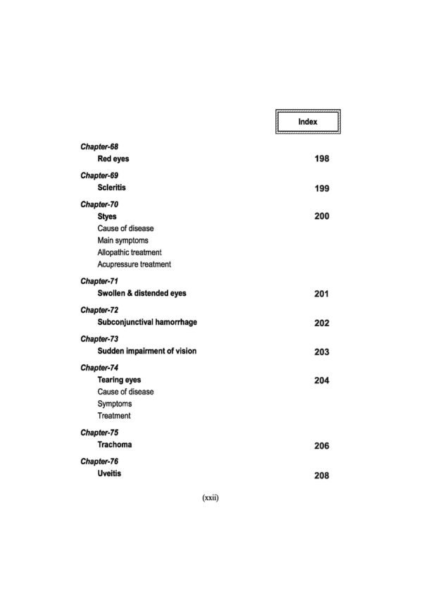 PART 14 - A Treatise on Advance Acupressure/ Acupuncture - TREATMENT OF EYE DISEASES - Image 18