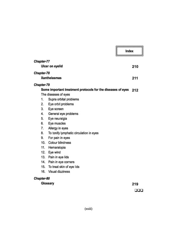 PART 14 - A Treatise on Advance Acupressure/ Acupuncture - TREATMENT OF EYE DISEASES - Image 19