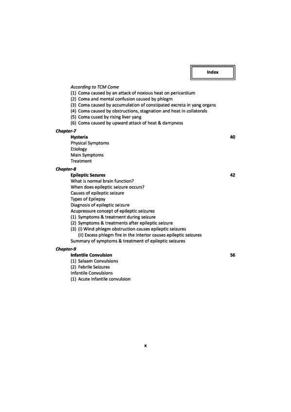 PART 17 - A Treatise on Advance Acupressure/ Acupuncture - TREATMENT OF EMERGENCY, INFECTIOUS AND GENERAL DISEASES - Image 5