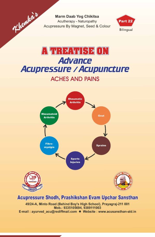 PART 22 - A Treatise on Advance Acupressure/ Acupuncture - ACHES AND PAINS