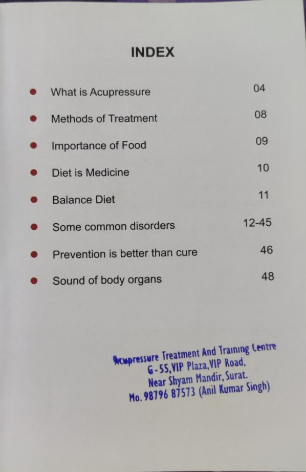 Disease, Diet and Acupressure - Image 2